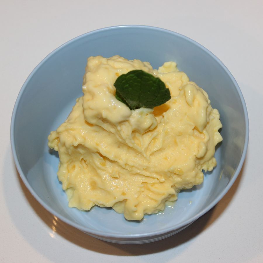 Mango and Mint Frozen Delight