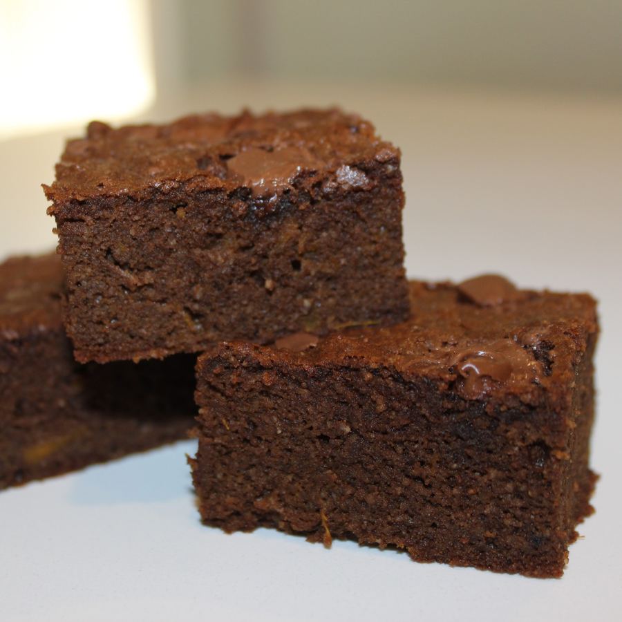 Pumpkin and Choc Brownies